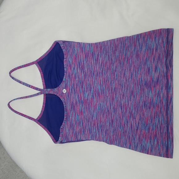 Lululemon size 6 Power Y workout tank space dye - Picture 2 of 6